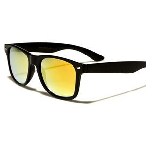 Classic Retro 80s 90s Indie Style Summer Fashion Orange Mirrored Lens Sunglasses